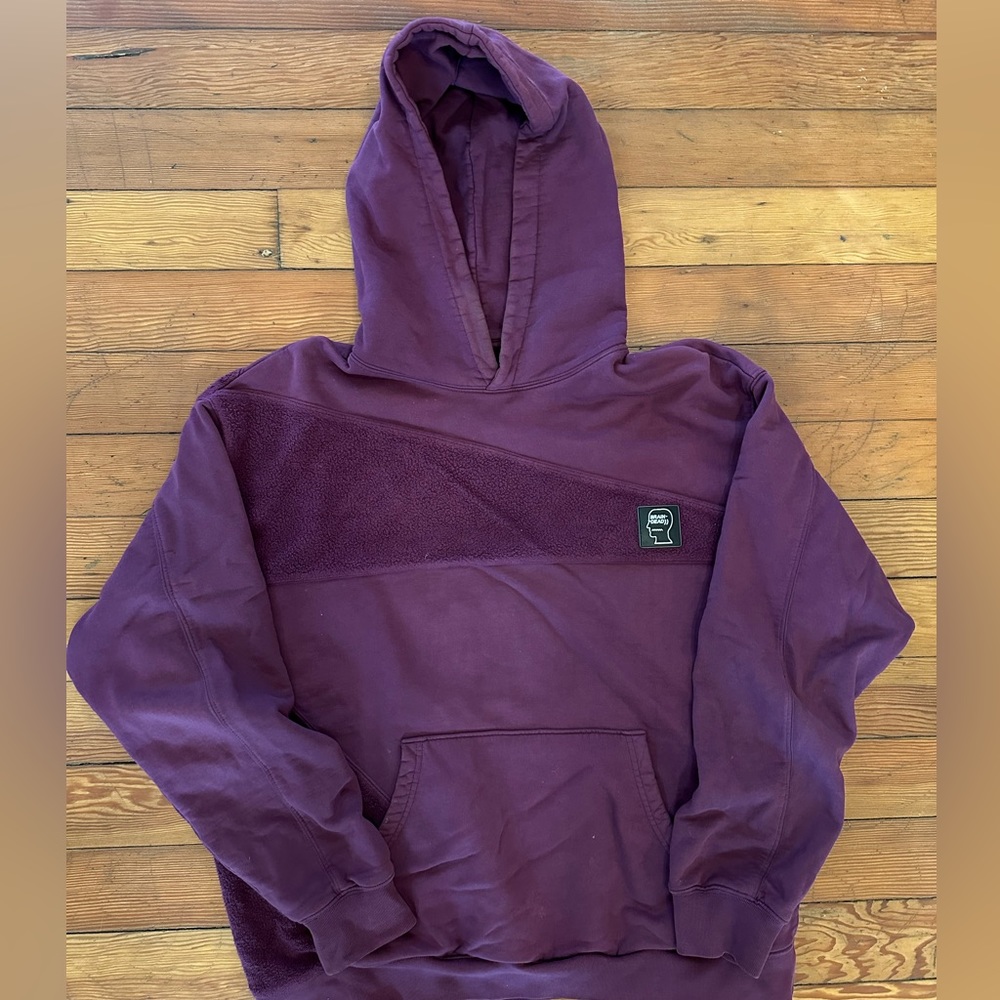 Brain Dead heavyweight fleece hoodie purple